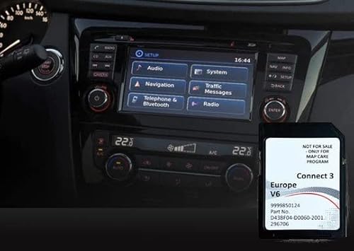Sat Nav SD Card per Nissan Connect 3/V7 Navigation...