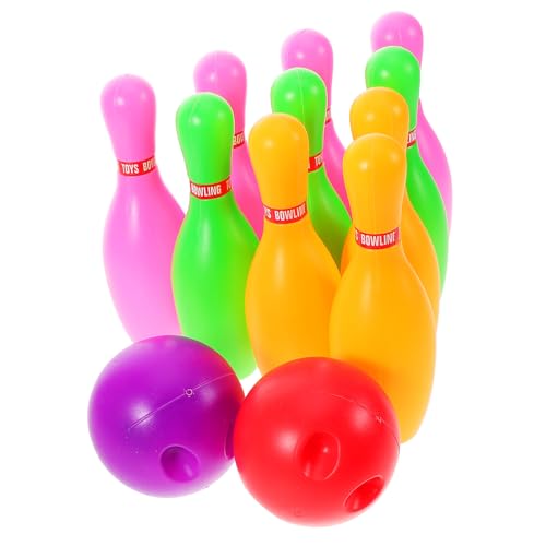 Activité motricité pour tout-petits avec le jeu de quilles de bowling intérieur