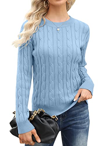 Esobo Womens Long Sleeve Mock Neck Casual Loose...