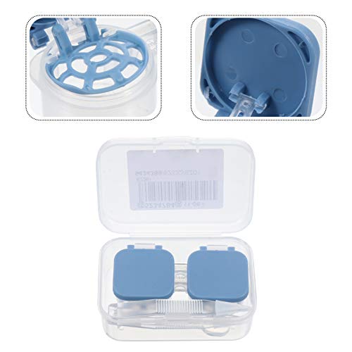 EXCEART Caixa de Lentes de Contato Portátil Estojo de Armazenamento de Lentes de Contato Estojo Auto