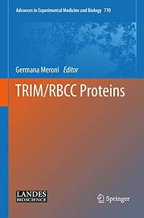 TRIM/RBCC Proteins: 770 2013th Edition-Wow! eBook