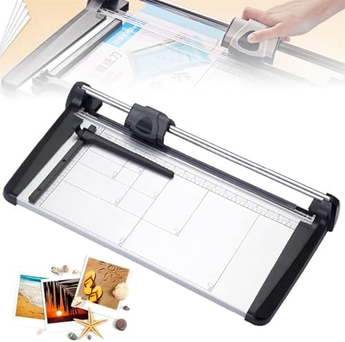 Taglierina manuale con lama resistente per cartoncino, cartone, vinile, artigianato e foto