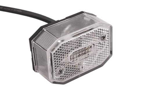 ASPÖCK Luce di posizione laterale per rimorchio Flexipoint bianco 0,5M/12V