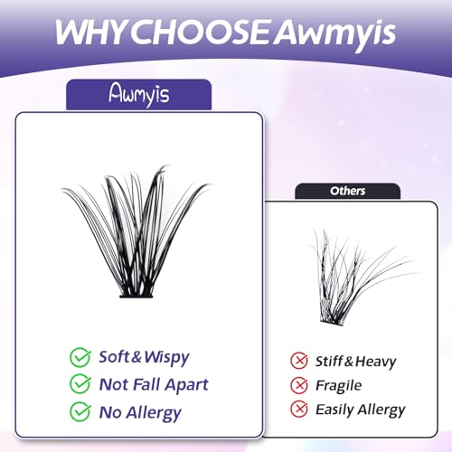 Lash Extension Kit, DIY Lash Extension Kit, 320pcs Individual Lashes Clsuters Kit D Curl Eyelash Extension Kit with Bond and Seal and Lash Applicator Tool, Lashes Kit for Self Application at Home - Image 6