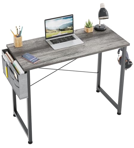 COTUBLR 31 Inch Computer Desk, Home Office Desk, Simple Modern Small Desk for Bedroom, Writing Desk...