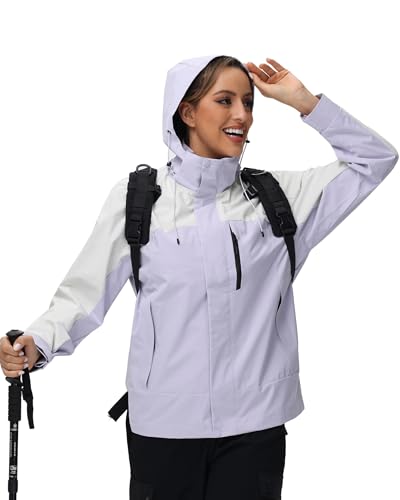 Chaqueta impermeable H2O contra lluvia y viento: mantente seco con capucha extraíble 3