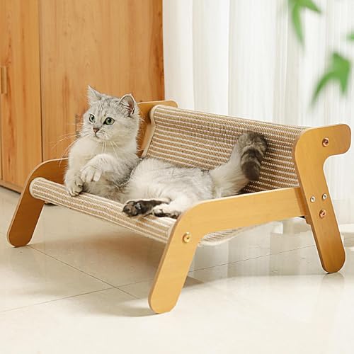 Salon à gratter pour chaton multi-usage et lit confortable deux en un - 4