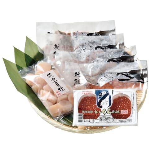 カネサン佐藤水産 海鮮 秋鮭 切り身 イクラ ホタテ 北海道産 セット (A)R