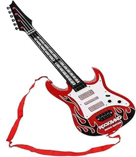 جيتار موسيقي كهربائي للأطفال بأضواء ملونة وتصميم جذاب من Next Store ، يعزز حب الموسيقى والإبداع مع أنغام بوب ممتعة