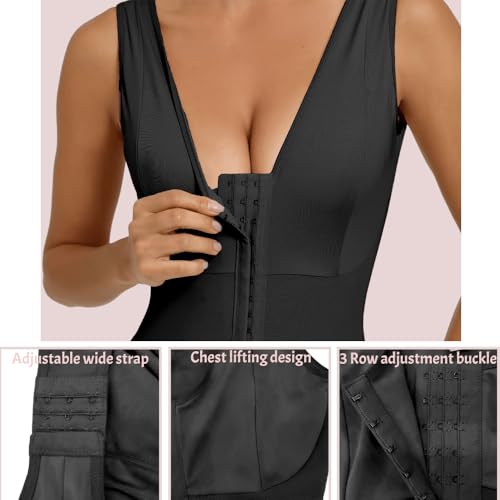 Fajas Colombianas Shapewear for Women Tummy Control Bodysuit Body Shaper Tummy Control Butt Lifter4