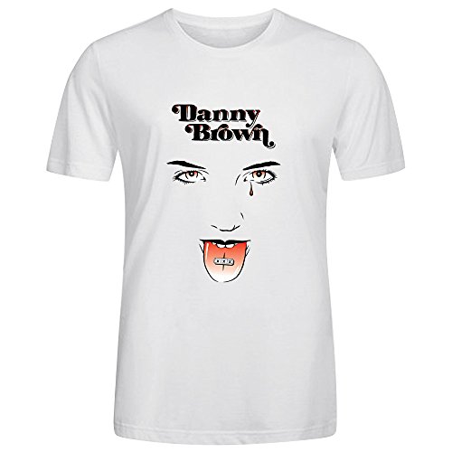 T-shirt Danny Brown XXX homme col rond streetwear taille M noir