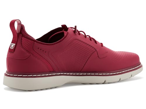 Image of Stacy Adams Men's Synchro Elastic Lace Oxford Raspberry 11 Medium