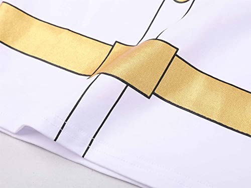 Pezhiqun Toddler Prince Costume Outfit, Baby Prince Charming Costume Shirt, Halloween Match Kids Boys Costume, Cute Royal Prince Gift (3T) #TOP4