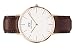 Daniel Wellington Classic Bristol, Reloj Marrón/Oro Rosado, 40mm, Cuero, para Hombre