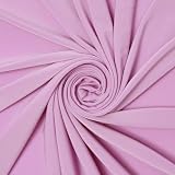 ITY Fabric Polyester Knit Jersey 2 Way Spandex Stretch 58" Wide by The Yard (1 Yard, Lavender)