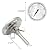 GLOWYE 60540/7581 Grill Thermometer for Weber Spirit 2, Q Series and Charcoal Grills, Replacement for Weber Spirit E/S 210, 220, 310 Gas Grills, BBQ Temperature Gauge, 1-13/16" Dia