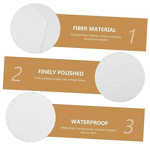 Paneles acústicos absorbentes de sonido Holibanna 6pcs de fibra de poliéster autoadhesivos de reducción de ruido para casa, oficina, estudio y aula miniatura 3