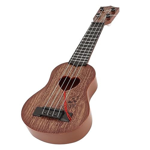 AOWINHIT Mini Ukelele Juguete para Niños Guitarra Clásica de Ukelele 4 Cuerdas Preescolares Educación Temprana, Ukelele Plástico Mini Guitarra Juguete para Niños
