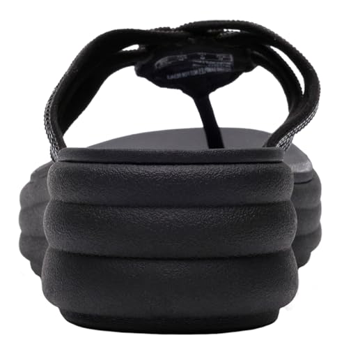 Clarks Clarks Women's Drift Gem CloudSteppers Flip-Flop, Black, 8