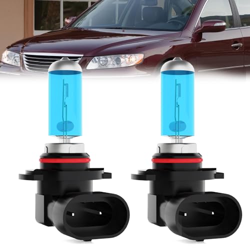 Image of Fog Light Bulbs Compatible With Hyundai Azera 2007-2010, 9006 Fog Lights Halogen Light Bulb, Super Bright 6000K White, Plug and Play, Pack of 2