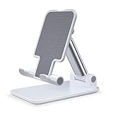 Suporte de Mesa para Celular Ajustável Articulado Tablet Smartphone (Branco)