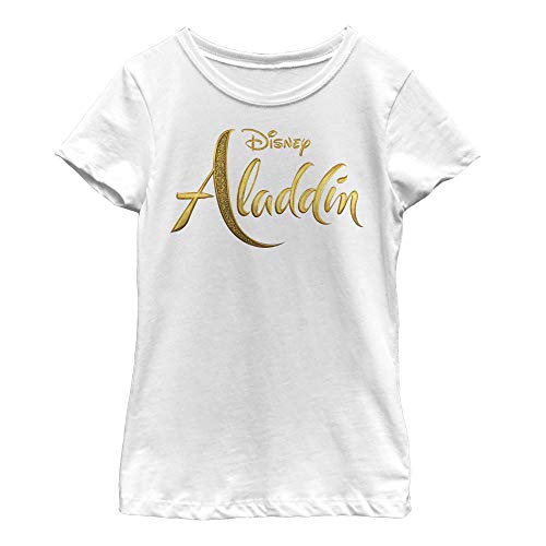 Fifth Sun Disney Aladdin Live Action Logo Girls Short Sleeve Tee Shirt