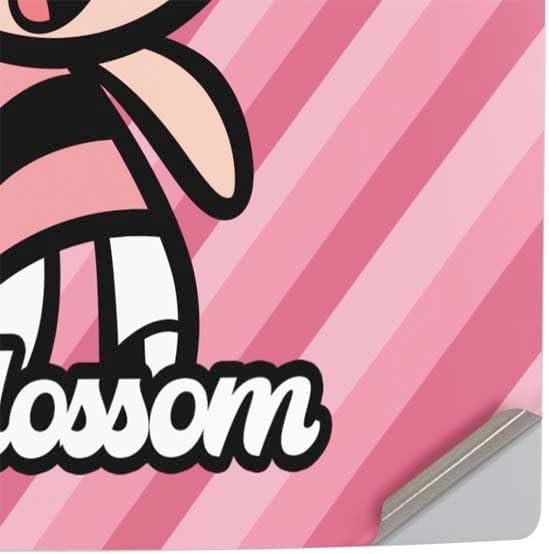 Skinit Decal Gaming Skin Compatible with PS5 Slim Disk Console - Officially Licensed Cartoon Network Powerpuff Girls Blossom Pink Hearts Design