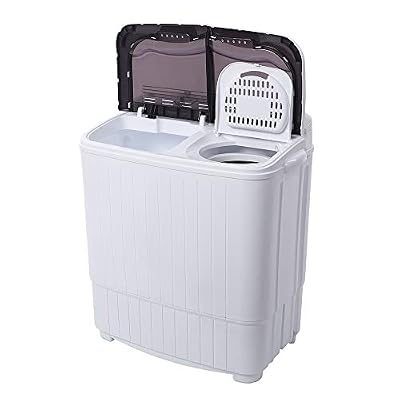 US-Spec XPB35-ZK35 Washing Machine — 14.3 lbs Capacity, 110V (360W), Twin-Tub, Plastic Construction, Gray Lid, Semi-Automatic