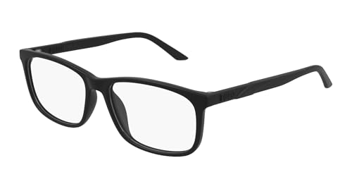 PUMA PU0333O Gafas, Black-Black-Transparent, Talla única Unisex