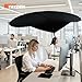 STAYDEN Office Cubicle and Desk Shade, Suitable for Cubicle to Block Light and Privacy Protection Cubicle Light Shield Black Diameter 65 inches（Black）