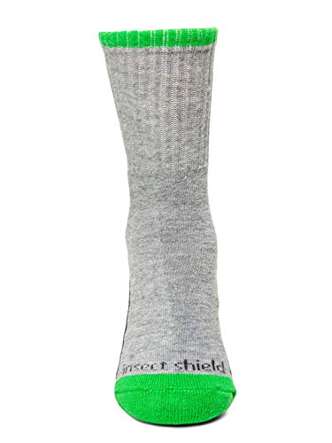 Insect Shield Kids Sport Crew Sock, Stretchy And Comfortable Crew Socks With Padding And Tick Protection #TOP2