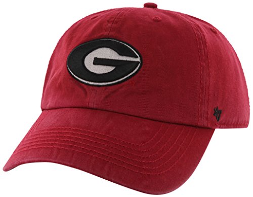 NCAA Georgia Bulldogs '47 Brand Clean Up Adjustable Hat, Red 1, One Size