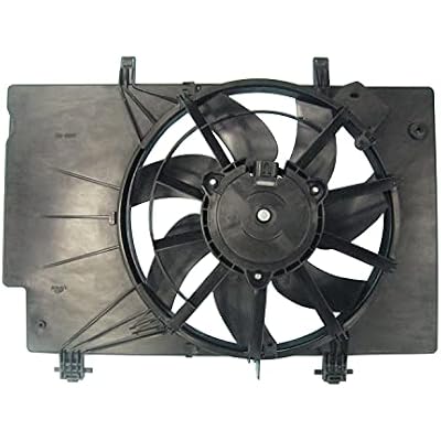 TYC 622500 Replacement Cooling Fan Assembly Compatible with Ford Fiesta, Black