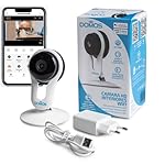 Domos - Cámara WiFi Inteligente de Alta Definición...: ✅ CÁMARA DE VIGILANCIA: La Cámara IP DOMOS es toda una central de seguridad en sí misma. Conectada a la APP DOMOSLIFE, es capaz de activarse cuando detecta movimiento y transmitir imágenes en directo a tu móvil. También puede grabar automáticamente s...