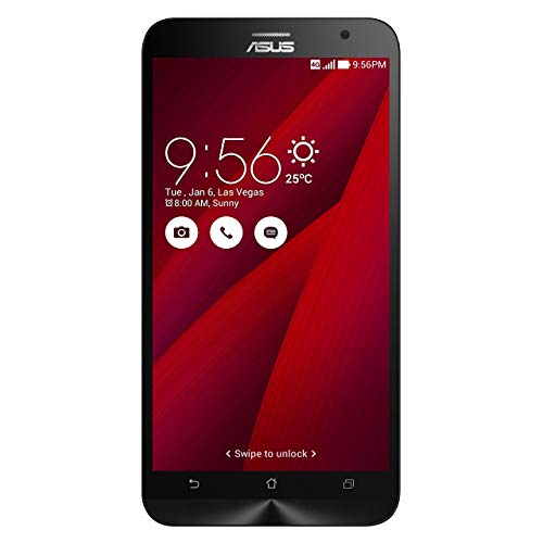ASUS ZenFone 2 Unlocked Cellphone, 64GB, Red (U.S. Warranty)