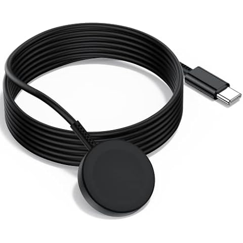 for Apple Watch Charger Cable USB C, [MFi Certified] Magnetic Wireless iWatch Fast Charging Cable 6ft for Apple Watch Series Ultra 9/8/7/6/SE/5/4/3, Portable Travel iWatch Charging Cord 6ft-Black Cover