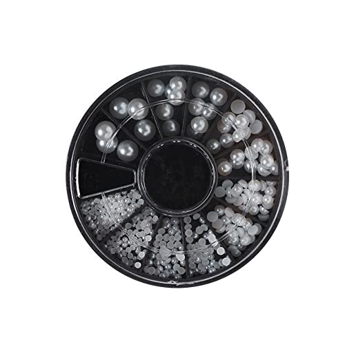 パールストーン 6サイズセット 1.5cm/2cm/2.5cm/3cm/4cm/5cm ホワイト