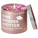 PRSTENLY Graduation Gift for Her, Scented Candles in Metal Jars Graduation Gifts for Granddaughter Daughter Sister Friends, College University School Grad Presents