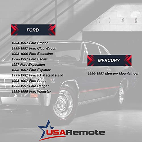 Key Fob Keyless Entry Remote Fits Ford F150 F250 F350 Bronco Econoline Expedition Explorer Probe Ranger Windstar (Gq43Vt4T) #TOP3