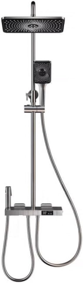 Shower set, household gun, gray pressurized nozzle, bathroom piano key, shower, complete