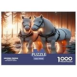 🌸【Une pièce mémorable】 : faites plaisir et défiez votre famille et vos amis en reconstituant cet incroyable puzzle de Horses in warm light 1000 pièces. Ramenez à la maison des heures de plaisir et de divertissement que tout le monde appréciera.