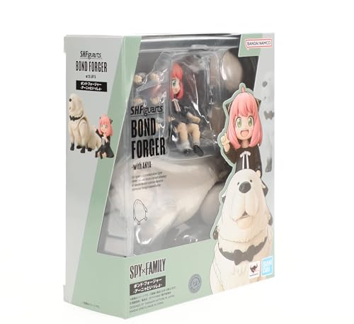 TAMASHII NATIONS Spy x Family figurine S.H. Figuarts Bond Forger with Anya 12 cm, Bunt, 4.9 inches - Image 3