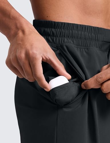 Image of CRZ YOGA Linerless Workout Shorts 7'' | Lightweight, Quick Dry, Running, Pockets, for Men