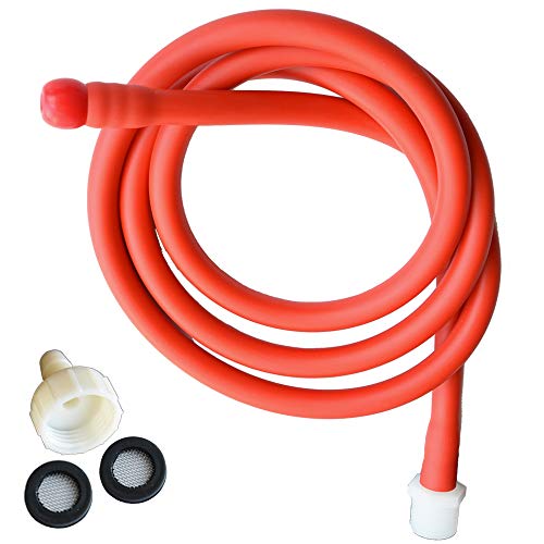 Image of Enema Hose Reusable,Shower Anal Douche Nozzle for Men and Women,Enemas Tubing Anal Cleaning 59in with Beads