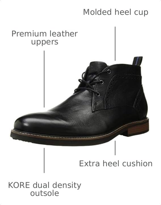 Image of Nunn Bush Ozark Plain Toe Chukka Boot with KORE Walking Comfort Technology