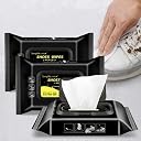 Shoe Shine Wipes, 80 Count Portable Cleaning Kit, Foam-Rich Formula for Sneakers, Loafers, Sandals, Athletic Footwear, Soft Durable Wipes with Resealable Pack gallery image