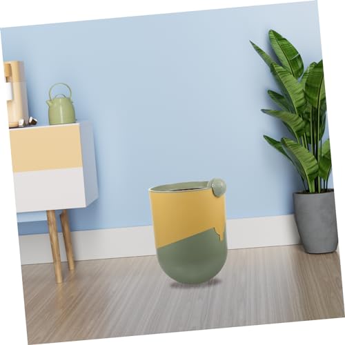 Caneca de basura decorativa rectangular para hogar y oficina miniatura 4