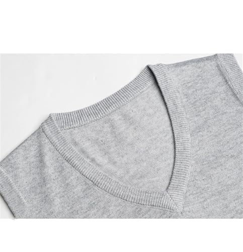 Mnjyihy Men Wool Blend Sweater Vest Classic V-Neck Sleeveless Pullover Sweater Fall Warm Knitted Tank Top3