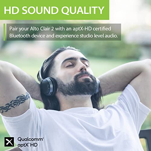 Avantree Alto Clair 2 - Multifunctional Bluetooth Headphones & Detachable Noise-Filtering Mic With Wired & Wireless Headset Modes, Dual Link Connectivity For Pc, Computer & Phone, Clear Calls Anywhere #TOP5