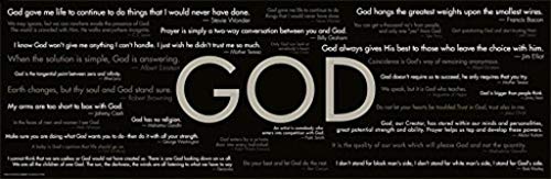 Culturenik SP0329 God Christian Quotes Religious Inspirational Fine Decorative Art Print cover